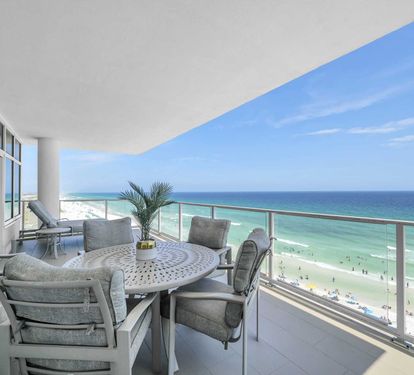 oversized balcony