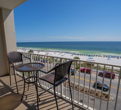 Gorgeous View from the Balcony of Beach/Gulf.