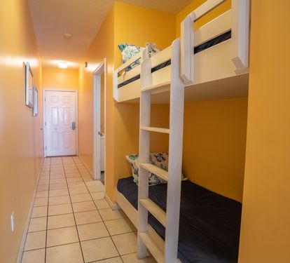 Twin Bunk Built-in in Hallway.