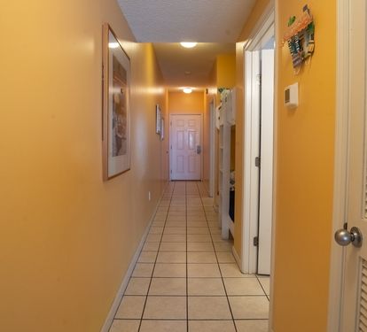 Unit hallway.