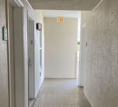 Front door to unit.