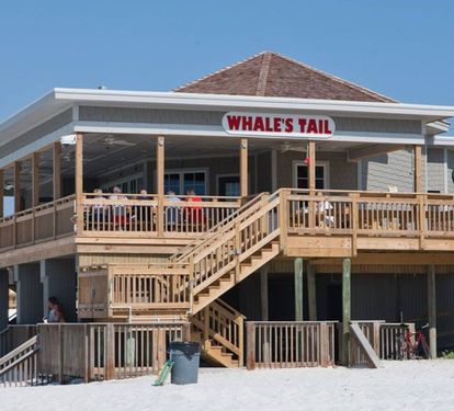 Whale's Tail Restaurant across the street.