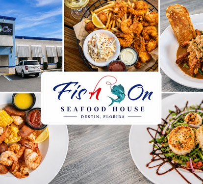 Fresh Gulf seafood and Southern favorites served fast in a casual setting by Hell's Kitchen Chef Giovanni Filippone.