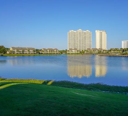 Lake view from the patio