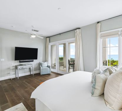 Primary King Suite - Flat-Screen TV + Gulf-Front Balcony Access