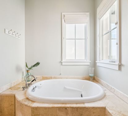 Take a Dip in the Oversized Soaking Tub