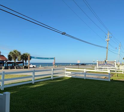 Beach View From Patio, just steps to the beach