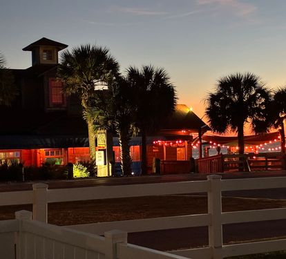 Pompano Joe's Restaurant right across the street
