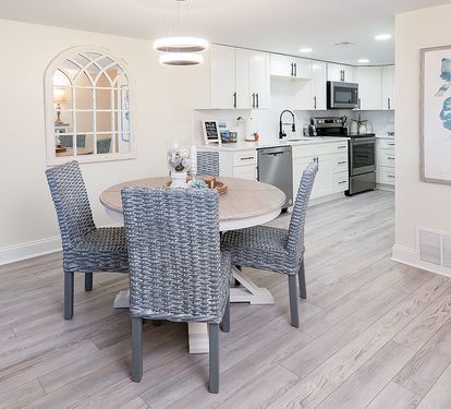 Dining area ready for your perfect family meal