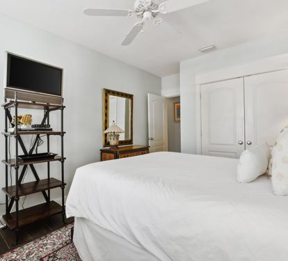 Queen Guest Bedroom - Equipped with a Flat-Screen TV