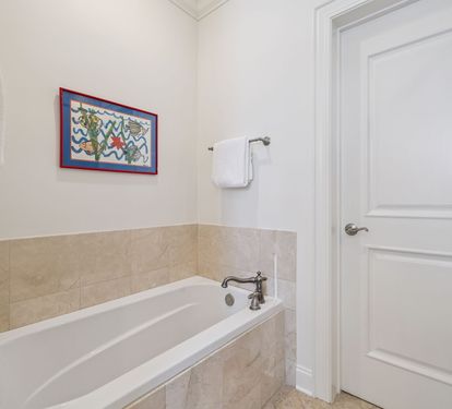 Relax in the Oversized Soaking Tub