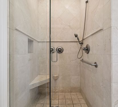 Rinse Off in the Walk-In Shower