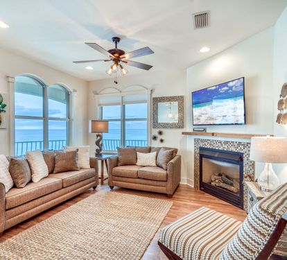 Living Room - Featuring Unobstructed Gulf Views