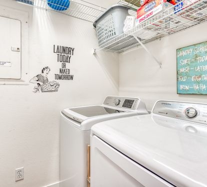 Laundry - Located off the Hallway