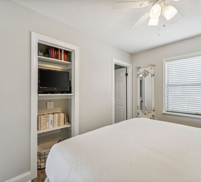 Primary Suite - Equipped with a Flat Screen TV