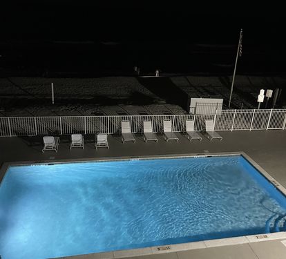 Pool at night
