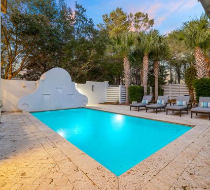 Enjoy the Private Heated Pool Day or Night!