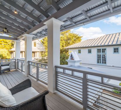 2nd Floor Guest Balcony - Access from Both Bedrooms