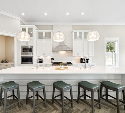 Ample Counter Top Space & Bar Seating for 5!