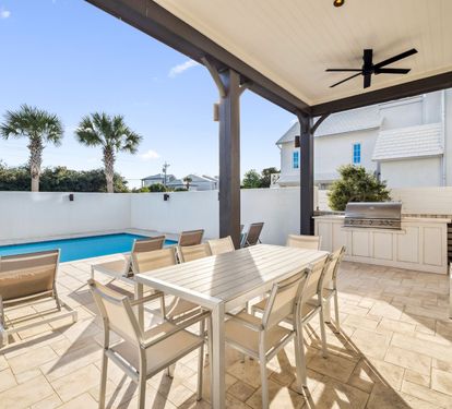 Grill Up Dinner & Enjoy Al Fresco Dining for 8!