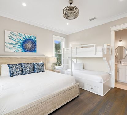 2nd Floor Family Suite - King Bed & Twin over Twin Bunk + Flat-Screen TV