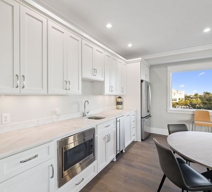 3rd Floor Kitchenette - Refrigerator, Beverage Cooler & Microwave