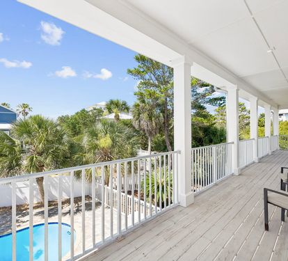 Enjoy Pool Views from the Balcony!