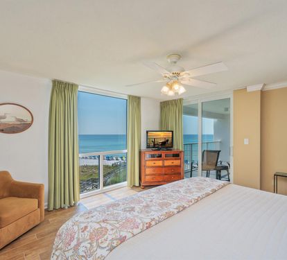 Wake up to breathtaking ocean views from your bed, with direct balcony access to savor morning coffee overlooking pristine beaches.