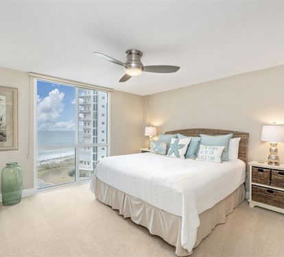 Drift off to sleep in your coastal bedroom with stunning ocean views right from your bed.