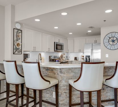 Kitchen with Bar Seating