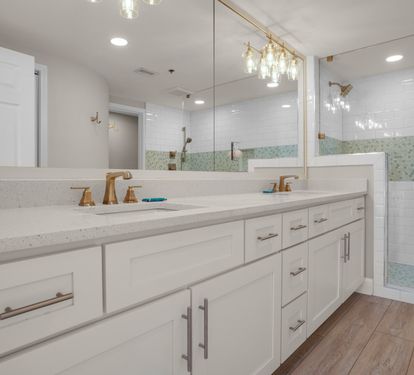 Primary Bathroom with Double Vanity