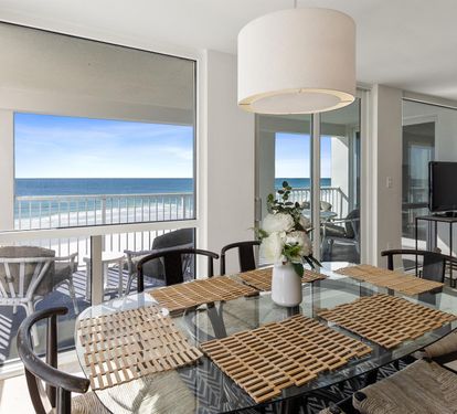 Dine with breathtaking ocean views through floor-to-ceiling windows, where your morning coffee feels elevated by endless sea horizons.