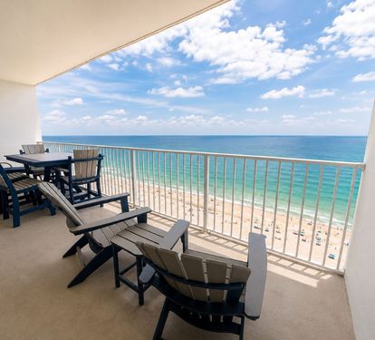 Lighthouse 1710 Gulf Front Balcony