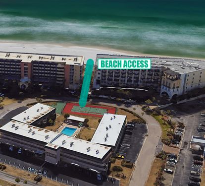 Venus beach access just steps away
