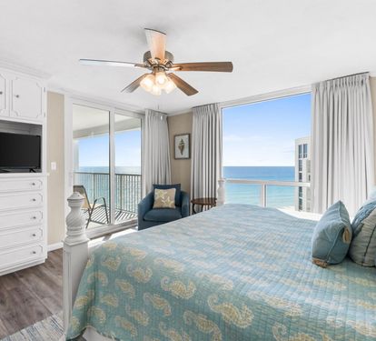 Wake up to endless ocean views from your cozy bedroom retreat, where soft linens and gentle sea breezes create the perfect morning sanctuary.