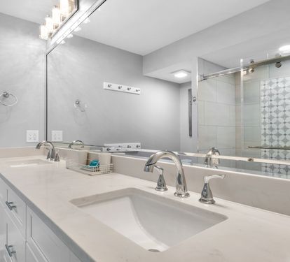 Bathroom 1 with Double Vanities