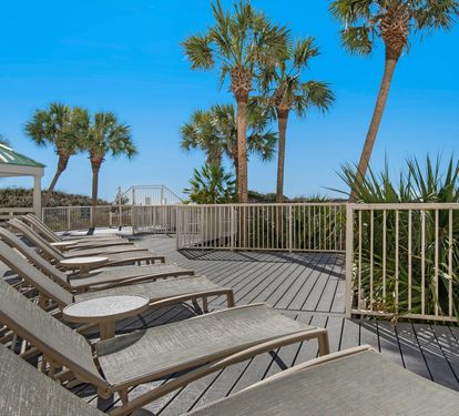 Lounge Area on Main Deck at Gulfside Pool