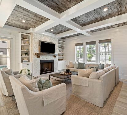 Living Room - Furnished with a Plush Sectional Sofa