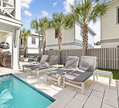 Pool Deck - Furnished with Loungers