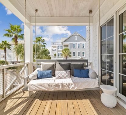Relax on the Oversized Porch Swing