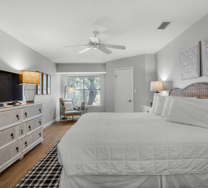 Bedroom 1 with Flat Screen TV