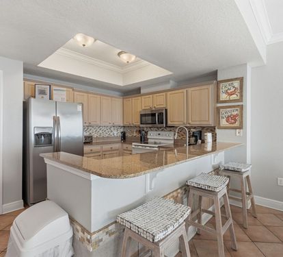 Crystal Shores West 601 Kitchen