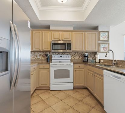 Crystal Shores West 601 Kitchen