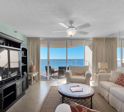 Living Area with Flat Screen TV