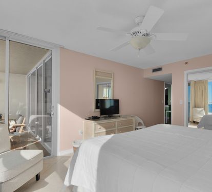 Bedroom 1 with Flat Screen TV