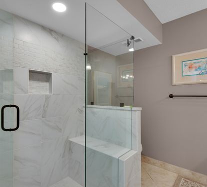 Bathroom 1 with Walk-In Shower