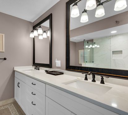 Bathroom 1 with Double Vanities