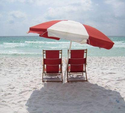 FREE Seasonal Beach Service 2 Chairs 1 Umbrella