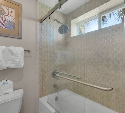 Primary Bathroom with Shower and Tub Combo