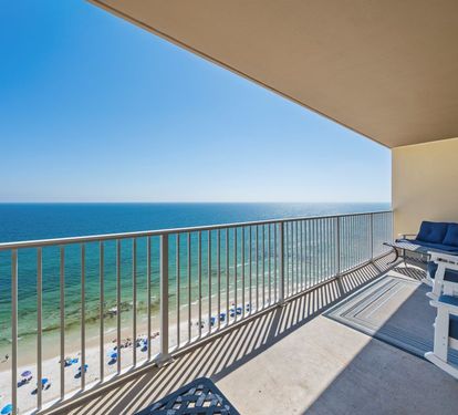 Crystal Shores West 1006 Gulf Front Balcony